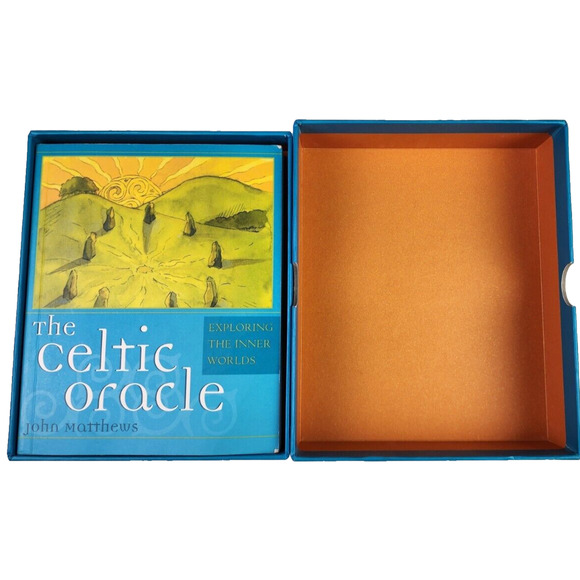 The Celtic Oracle John Matthews 40 Tarot Cards + 224p Book Divination - Picture 4 of 12